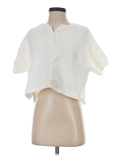 Pre-owned Sincerely Jules Cardigan Sweater In White