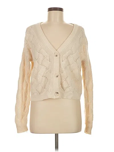 Pre-owned Sincerely Jules Cardigan Sweater In White
