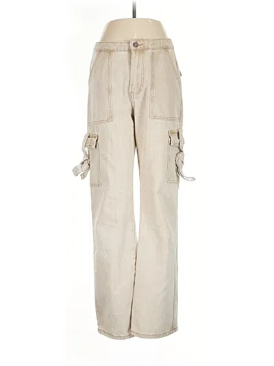 Pre-owned Sincerely Jules Cargo Pants In Tan