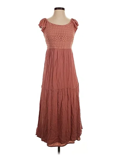Pre-owned Sincerely Jules Casual Dress In Brown