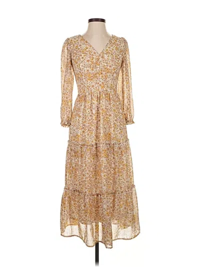 Pre-owned Sincerely Jules Casual Dress In Gold