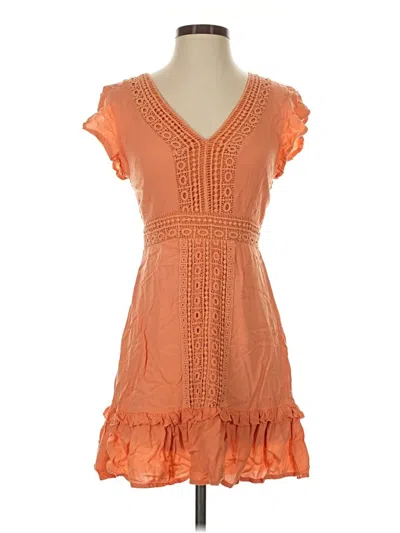 Pre-owned Sincerely Jules Casual Dress In Orange
