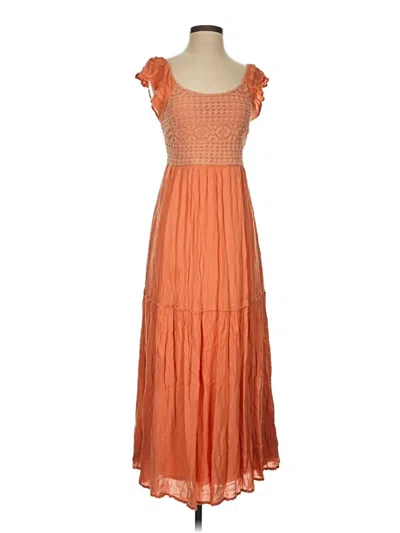 Pre-owned Sincerely Jules Casual Dress In Orange