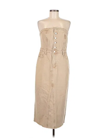 Pre-owned Sincerely Jules Casual Dress In Tan