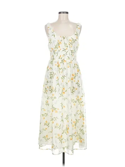 Pre-owned Sincerely Jules Casual Dress In White