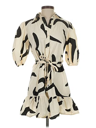 Pre-owned Sincerely Jules Casual Dress In White