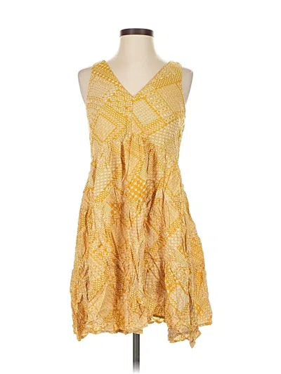 Pre-owned Sincerely Jules Casual Dress In Yellow
