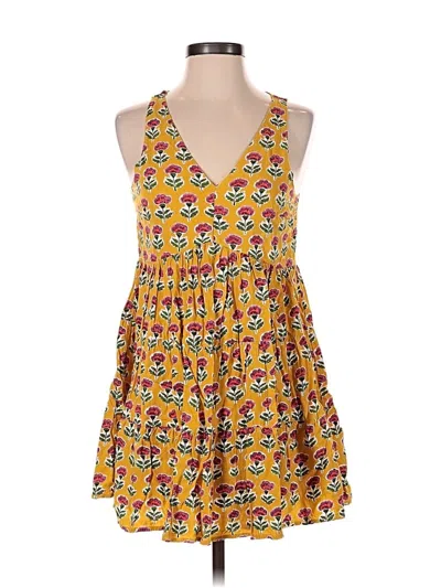 Pre-owned Sincerely Jules Casual Dress In Yellow