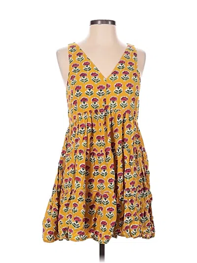 Pre-owned Sincerely Jules Casual Dress In Yellow