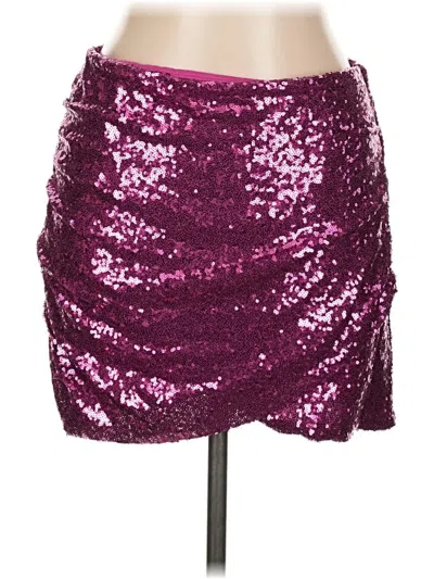 Pre-owned Sincerely Jules Casual Skirt In Burgundy