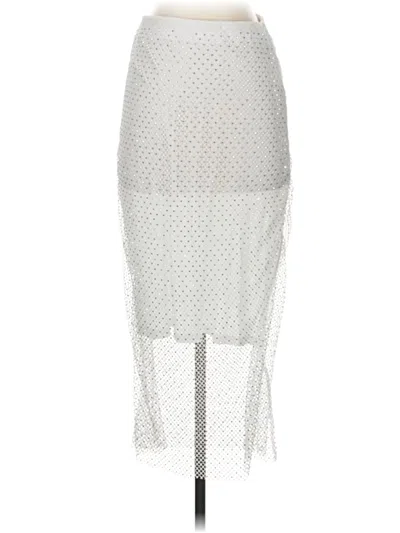 Pre-owned Sincerely Jules Casual Skirt In Silver