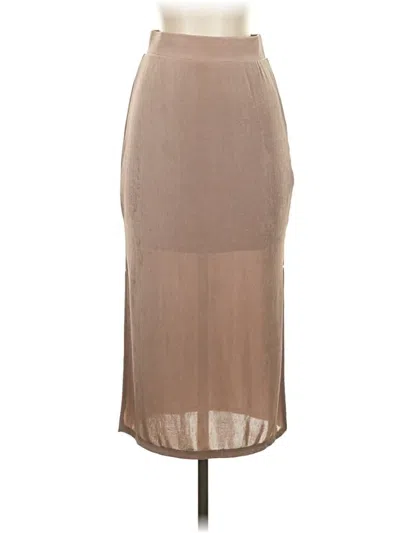 Pre-owned Sincerely Jules Casual Skirt In Tan