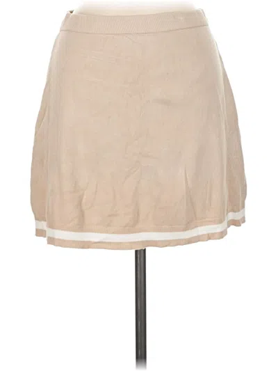 Pre-owned Sincerely Jules Casual Skirt In Tan