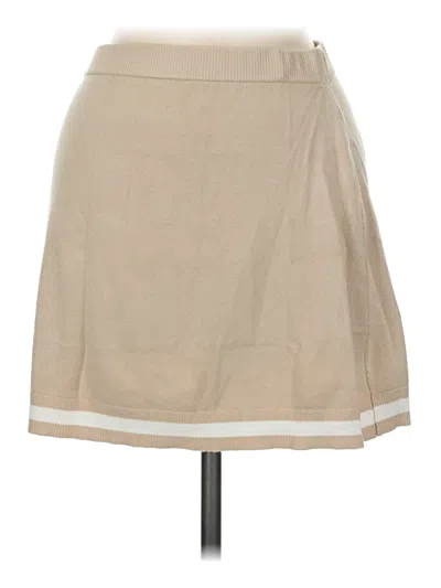 Pre-owned Sincerely Jules Casual Skirt In Tan
