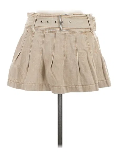 Pre-owned Sincerely Jules Casual Skirt In Tan