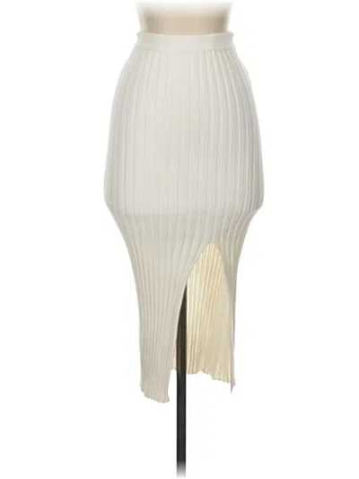 Pre-owned Sincerely Jules Casual Skirt In White