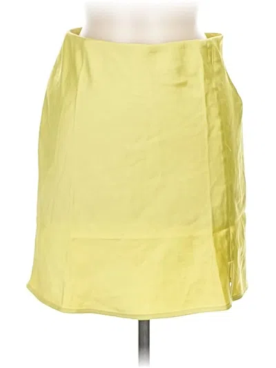 Pre-owned Sincerely Jules Casual Skirt In Yellow