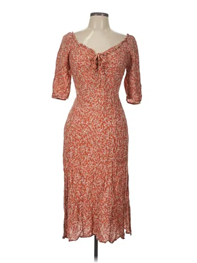 Pre-owned Sincerely Jules Cocktail Dress In Orange