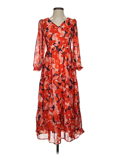 Pre-owned Sincerely Jules Cocktail Dress In Orange