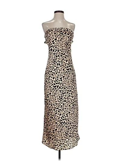 Pre-owned Sincerely Jules Cocktail Dress In Tan