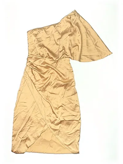 Pre-owned Sincerely Jules Cocktail Dress In Tan