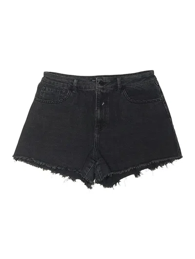 Pre-owned Sincerely Jules Denim Shorts In Black