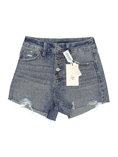 Pre-owned Sincerely Jules Denim Shorts In Blue