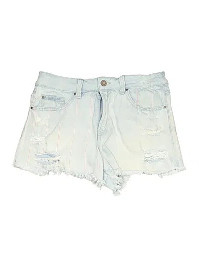 Pre-owned Sincerely Jules Denim Shorts In Blue
