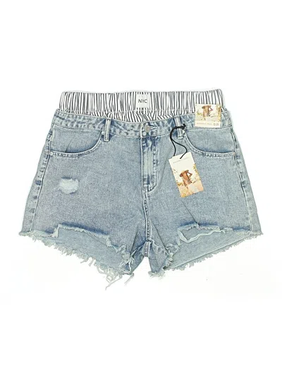 Pre-owned Sincerely Jules Denim Shorts In Blue