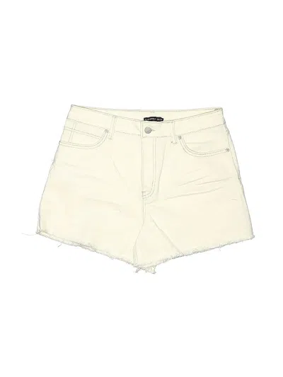 Pre-owned Sincerely Jules Denim Shorts In White