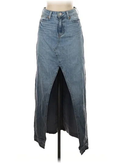 Pre-owned Sincerely Jules Denim Skirt In Blue