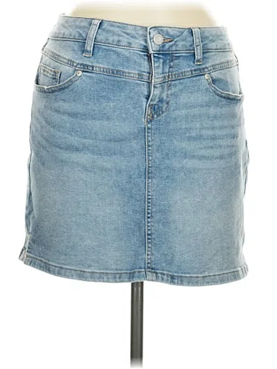 Pre-owned Sincerely Jules Denim Skirt In Blue