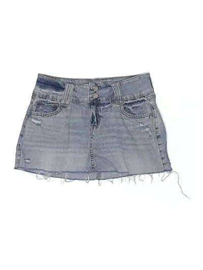 Pre-owned Sincerely Jules Denim Skirt In Blue