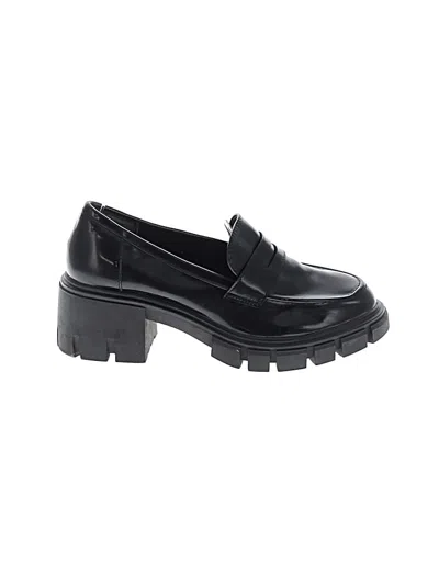 Pre-owned Sincerely Jules Flats In Black