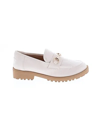 Pre-owned Sincerely Jules Flats In White