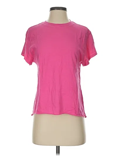 Pre-owned Sincerely Jules For Bandier Active T-shirt In Pink