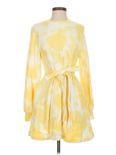 Pre-owned Sincerely Jules For Bandier Cardigan Sweater In Yellow