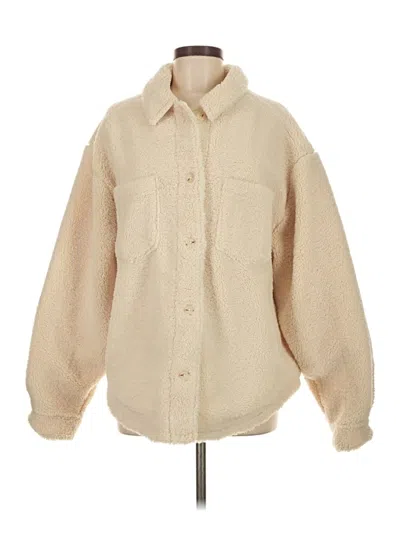 Pre-owned Sincerely Jules For Bandier Faux Fur Jacket In Ivory