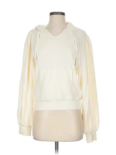 Pre-owned Sincerely Jules For Bandier Pullover Hoodie In White