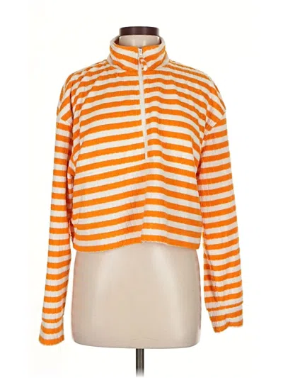 Pre-owned Sincerely Jules For Bandier Pullover Sweater In Orange