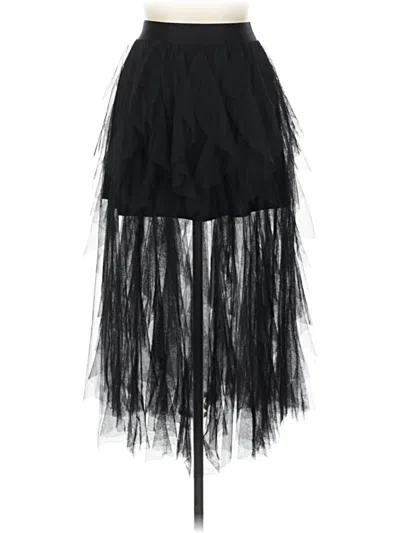 Pre-owned Sincerely Jules Formal Skirt In Black