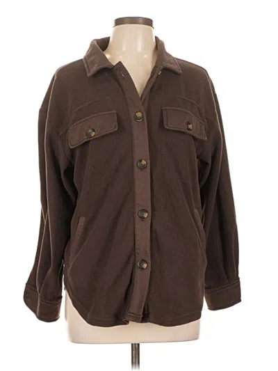 Pre-owned Sincerely Jules Jacket In Brown