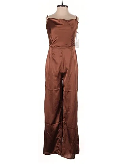 Pre-owned Sincerely Jules Jumpsuit In Brown