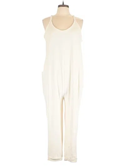 Pre-owned Sincerely Jules Jumpsuit In Ivory