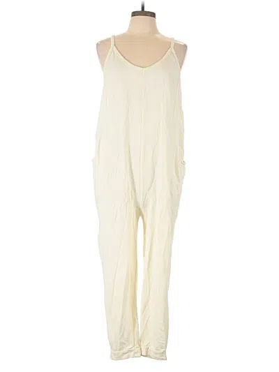Pre-owned Sincerely Jules Jumpsuit In Ivory