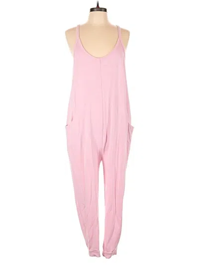 Pre-owned Sincerely Jules Jumpsuit In Pink