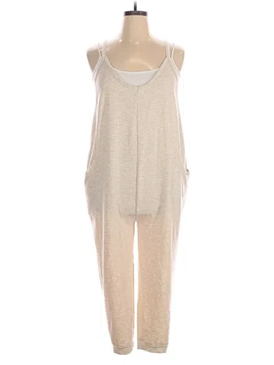 Pre-owned Sincerely Jules Jumpsuit In Tan