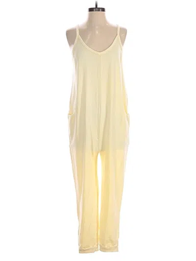 Pre-owned Sincerely Jules Jumpsuit In Yellow