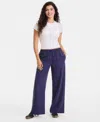 Sincerely Jules Juniors' Striped Drawstring Pants In Multi
