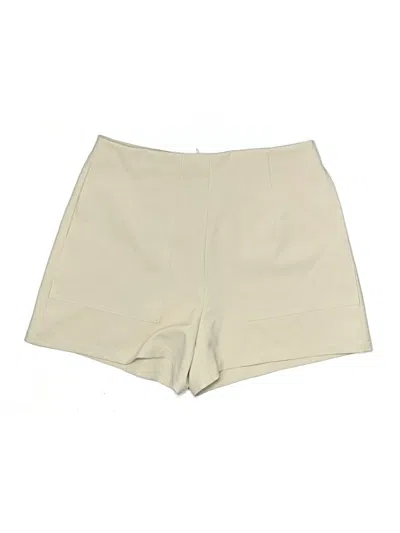 Pre-owned Sincerely Jules Khaki Shorts In Ivory
